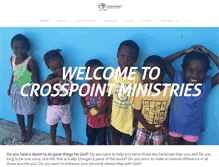 Tablet Screenshot of crosspointministries.org